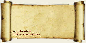 Jelena Eglenović vizit kartica